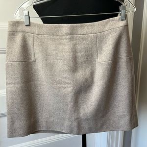 J. CREW‎ FACTORY WOOL WOMENS MINISKIRT